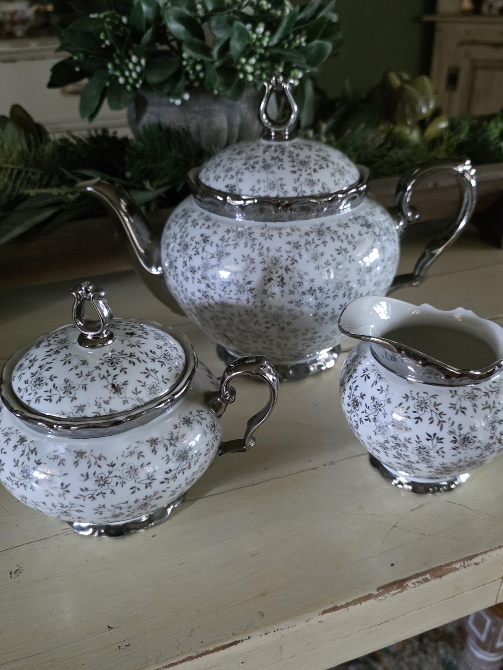 Vintage German Porcelain Tea Set